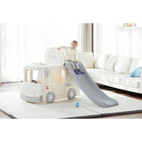 MYTS 3-in-1 Baby Bus Slide - White