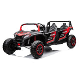 MYTS 4-Seat Electric Ride-On Car With Lights 48V - Red