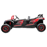 MYTS 4-Seat Electric Ride-On Car With Lights 48V - Red