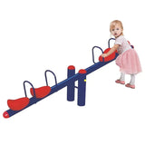 MYTS 4-Seatear Kids Metal Garden See Saw