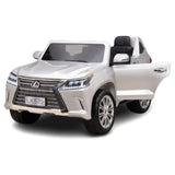 MYTS 4X4 Lexus LX570 2X12V Kids Ride On Car - Silver