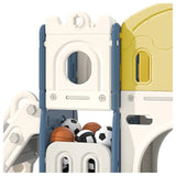 MYTS 6-In-1 Slide Climber With Basketball Hoop & Tunnel