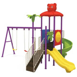 MYTS Adventure Playground With 3 Swings & 2 Slides