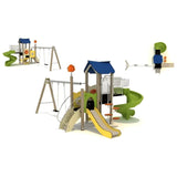 MYTS Adventure Sportive Playground With 2 Swings & 2 Slides