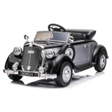 MYTS Authentic Vintage 24V Ride On Car - Black