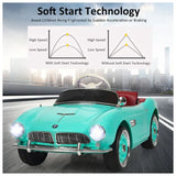 MYTS BMW Vintage Driver Electric Kids Ride-On Car 12V - Green