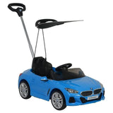 MYTS BMW Z4 Sports Boys Push Car With Shade - Blue