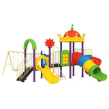 MYTS Backyard Playland With 3 Swings & 3 Slides