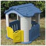 MYTS Cozy Cottage Playhouse With Openable Doors - Blue