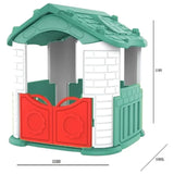 MYTS Cozy Cottage Playhouse With Openable Doors - Green