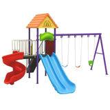 MYTS Deluxe Playset With 2 Slides & 3 Swings