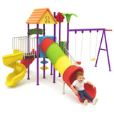 MYTS Deluxe Playset With 2 Swings & 3 Slides