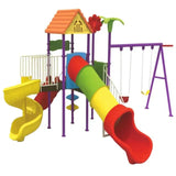 MYTS Deluxe Playset With 2 Swings & 3 Slides