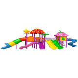 MYTS Discovery Playland With 5 Slides & 2 Swings