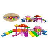 MYTS Discovery Playland With 5 Slides & 2 Swings