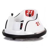 MYTS Electric Kids Ride-On Bumper Car 6V - White