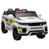 MYTS Electric Police Jeep For Kids - White