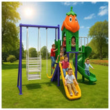 MYTS Explorer Tower With 1 Swing, 2 Slides & Dual Swing
