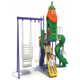 MYTS Explorer Tower With 1 Swing, 2 Slides & Dual Swing