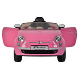 MYTS Fiat 500 Girls Ride-On Car - Pink