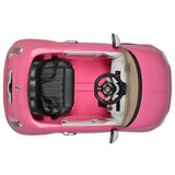 MYTS Fiat 500 Girls Ride-On Car - Pink