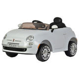 MYTS Fiat 500 Kids Ride-On Car - White