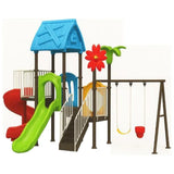 MYTS Fun Backyard Park With 2 Swings & 2 Slides