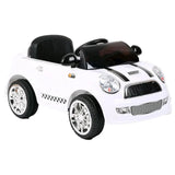 MYTS Hatchback Cooper Style Kids Ride-On Car 6V - White