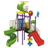 MYTS Home Deluxe Playset With 3 Swings & 2 Slides
