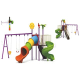 MYTS Imagination Castle With 2 Slides & 3 Swings