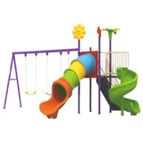 MYTS Imagination Castle With 2 Slides & 3 Swings