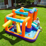 MYTS Indoor And Outdoor Bounce House With Obstacle Play