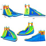MYTS Inflatable Bounce House Jumping Castle With Water Slide