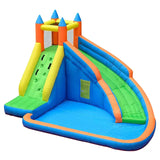 MYTS Inflatable Bounce House Jumping Castle With Water Slide