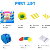 MYTS Inflatable Bouncy Toddler House/Castle