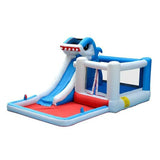 MYTS Inflatable Shark Water Slide Bounce House Jumper
