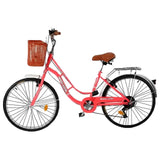 MYTS JNJ Sports Kids Bicycle With Basket 24-inch - Red