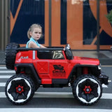 MYTS Jeep Jumbo 12V Ride On - Red