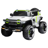 MYTS Jeep Jumbo 12V Ride On - White