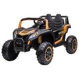 MYTS Kids 12V Electric Buggy Rideon - Yellow