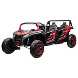 MYTS Kids 24V Electric Buggy 4 Seater Rideon - Red