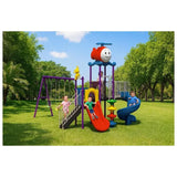 MYTS Kids Adventure Playground With 3 Swings & 2 Slides