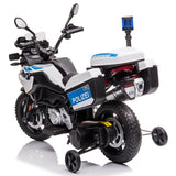 MYTS Kids BMW Polize Electric Bike - White
