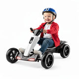 MYTS Kids Dual Motor Electric Go Kart 12V - White