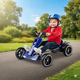 MYTS Kids Dual Motor Electric Go Kart 12V - Blue