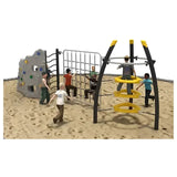 MYTS Kids Gym Backyard Rock Climber Series - Grey
