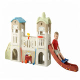 MYTS Kids Indoor Castle Kingdom Playhouse With Slide And Sports Activity Center