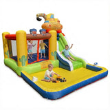 MYTS Kids Inflatable Water Park With Slide, Bouncy Area And Splash Pool