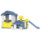 MYTS Kids Large House With Activity Centre - Blue
