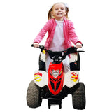 MYTS Kids Pro 80cc Fully Automatic Atv Quad Bike - White